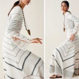 ISO Do Not Buy Zara Studio Black White Stripe Maxi Dress